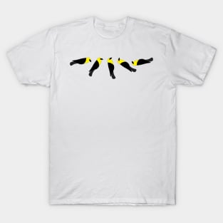 Tumbling yellow-headed blackbirds T-Shirt